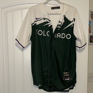 Nike Colorado Green and White Jersey